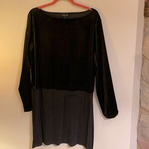 Long Sleeve Velvet tunic
